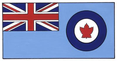 Drapeau du Corps d’aviation royal canadien