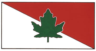 Proposed Flag for Canada: Ligue du drapeau national, c. 1943 Proposed Flag for Canada: Ligue du drapeau national, c. 1943