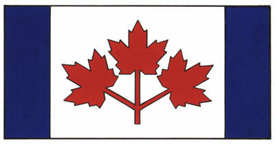 Proposed Flag for Canada: Alan Beddoe and Lester Pearson, Parliamentary Committee (Group A Finalist), October 1964 Proposed Flag for Canada: Alan Beddoe and Lester Pearson, Parliamentary Committee (Group A Finalist), October 1964