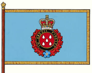 Flag of the Canadian Peace Officers' Memorial Association