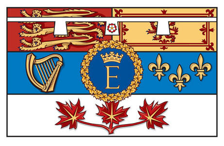 Drapeau personnel du duc d’Édimbourg utilisé au Canada