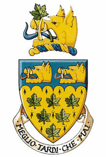 Arms of Frederick Baker