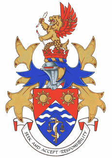 Arms of Vincent Paul Beswick-Escanlar