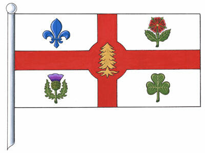 Flag of the Ville de Montréal