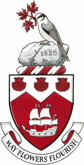 Arms of  the Canadian Society of Mayflower Descendants