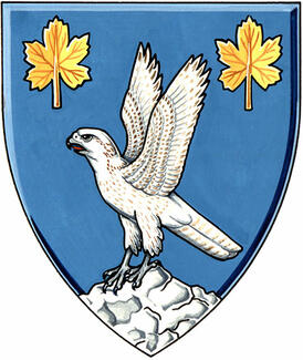 Arms of Signy Hildur Eaton (née Stephenson)