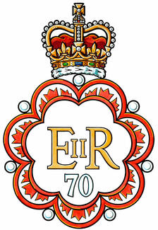 Canadian Emblem of The Platinum Jubilee of Queen Elizabeth II