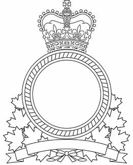 Encadrement d'insigne pour les commandements des Forces armées canadiennes