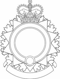 Badge Frame for Division Support Groups and Equivalents of the Canadian Armed Forces