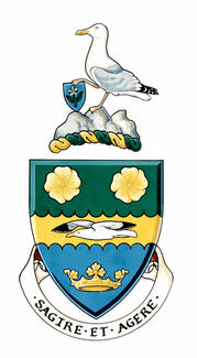 Arms of Alfred William Somerset Mortifee