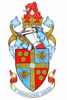 Arms of Arthur Alan Wilfrid Beck