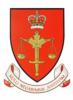 Armoiries de la Cour d'appel de la cour martiale du Canada
