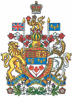 Armoiries de Sa Majesté le Roi du chef du Canada