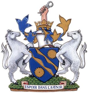 Arms of the Municipalité de Sainte-Apolline-de-Patton