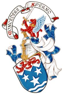 Arms of Robin Bruce Mackie