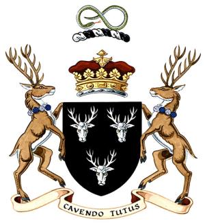 Arms of Victor Christian William Cavendish