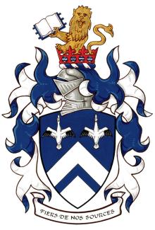 Arms of the Association des familles Soucy Inc.