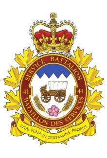 Motto of the 41 Service Battalion