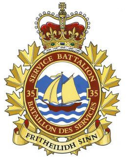 Devise du 35e Bataillon des services (Sydney)
