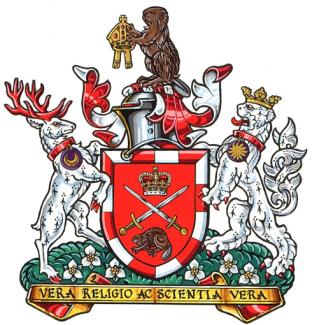 Arms of The Huron University College Corporation