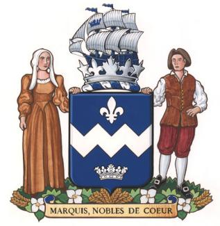 Arms of the Association des familles Marquis Inc.