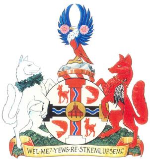 Crest of the Kamloops Indian Band of the Shuswap Nation