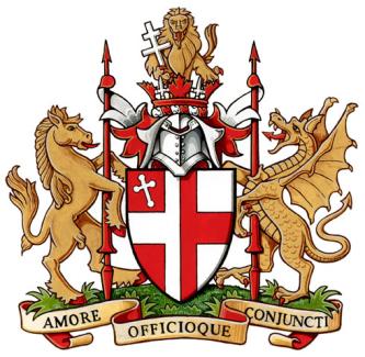 Arms of The International Knightly Order of St. George - Canadian Corporation