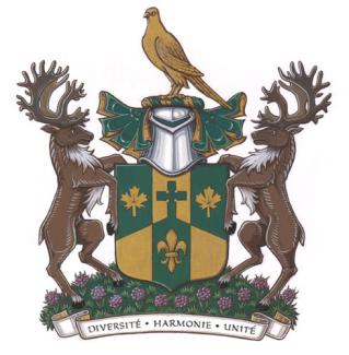 Arms of the Municipalité de la paroisse de Notre-Dame-du-Mont-Carmel