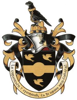 Arms of Darren Thomas Mellors