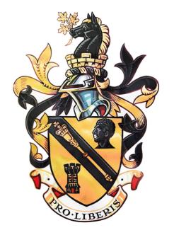 Arms of Roderick Blaker