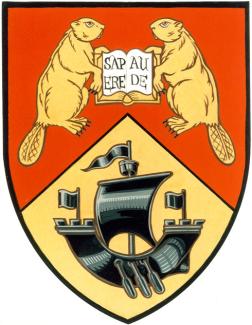Arms of the University of New Brunswick