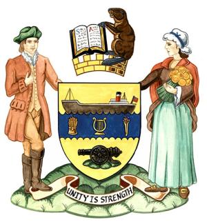 Arms of The Regional Municipality of Hamilton-Wentworth