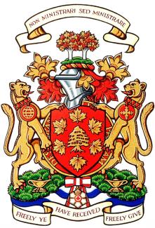 Arms of Helen Kathleen Mussallem