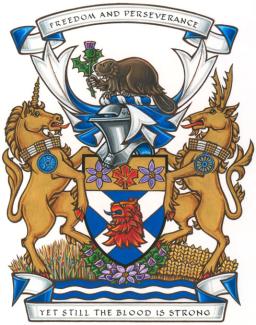 Arms of The St. Andrew's Society of Winnipeg