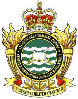 Badge of the Land Force Atlantic Area Training Centre