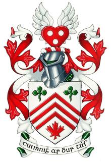 Arms of John Gerald Patrick Langton