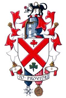 Arms of James Gordon Richard Fitzgerald