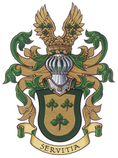Arms of John Christian Thomas Wendell Matthew von Bender