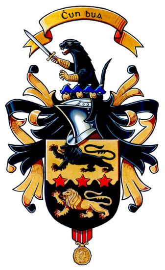 Arms of James William Rourke