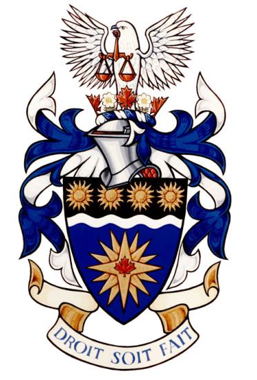 Arms of Mark Murray de Weerdt