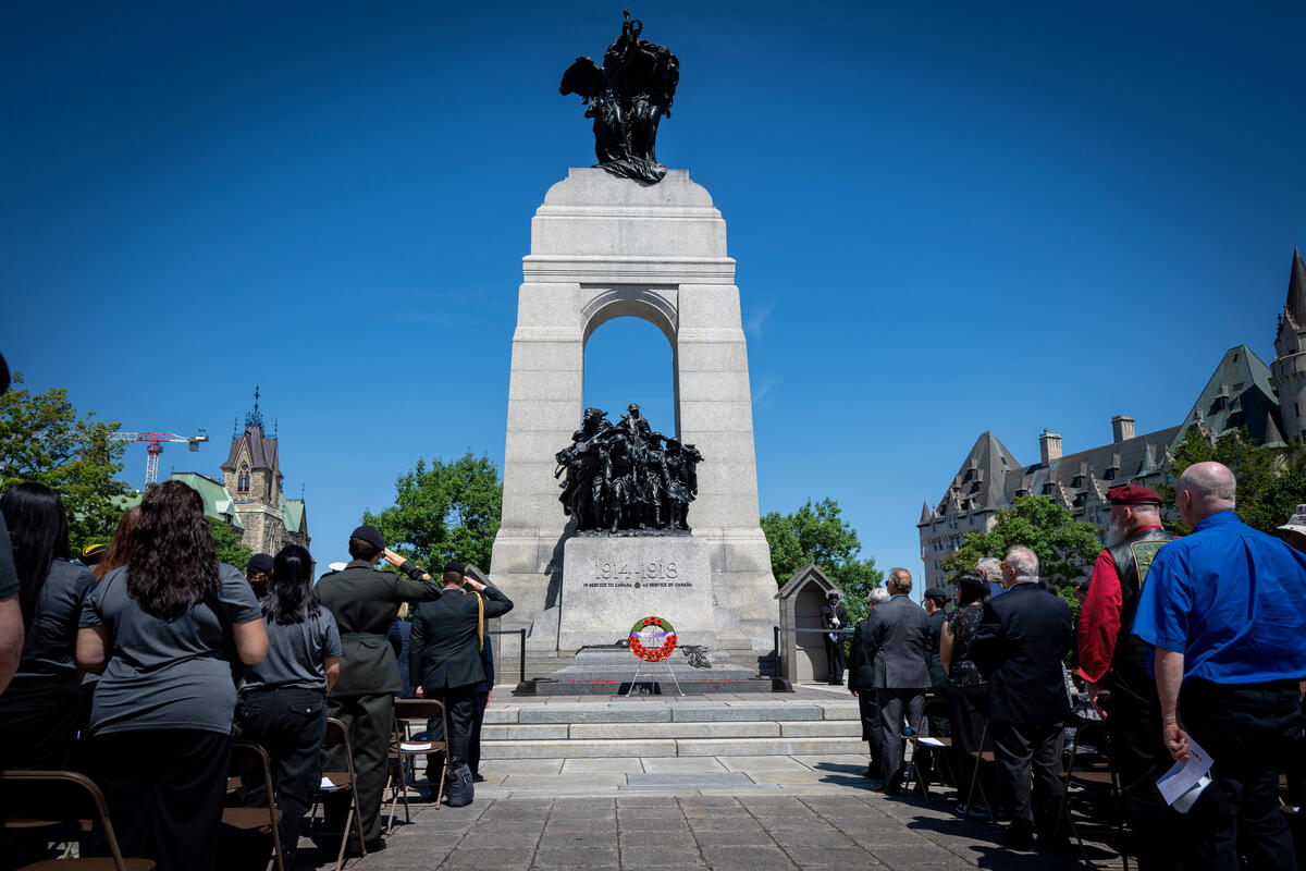 National War Memorial in Ottawa.