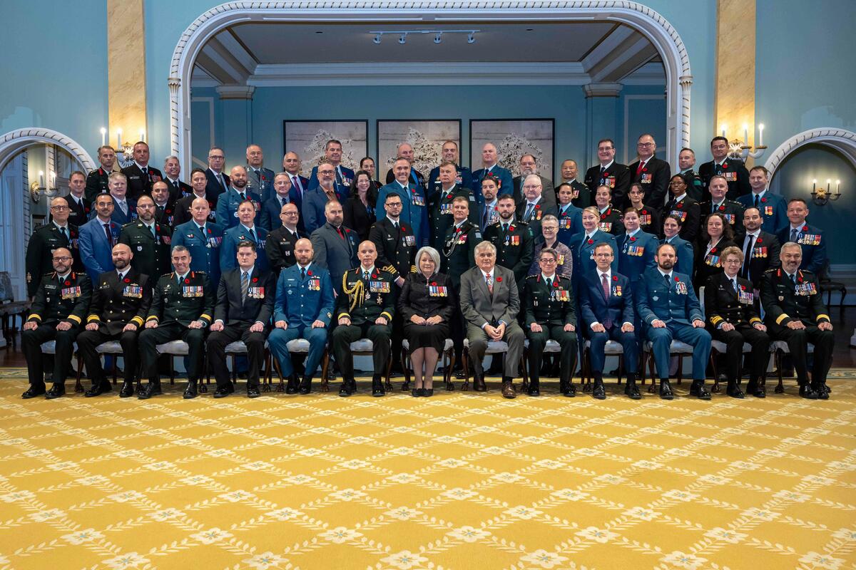 Governor General Mary Simon sits down with recipients