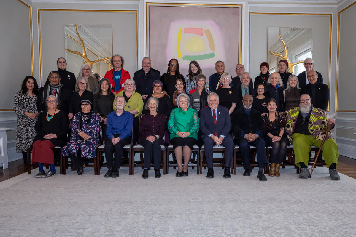 Governor General Mary Simon sits down with recipients