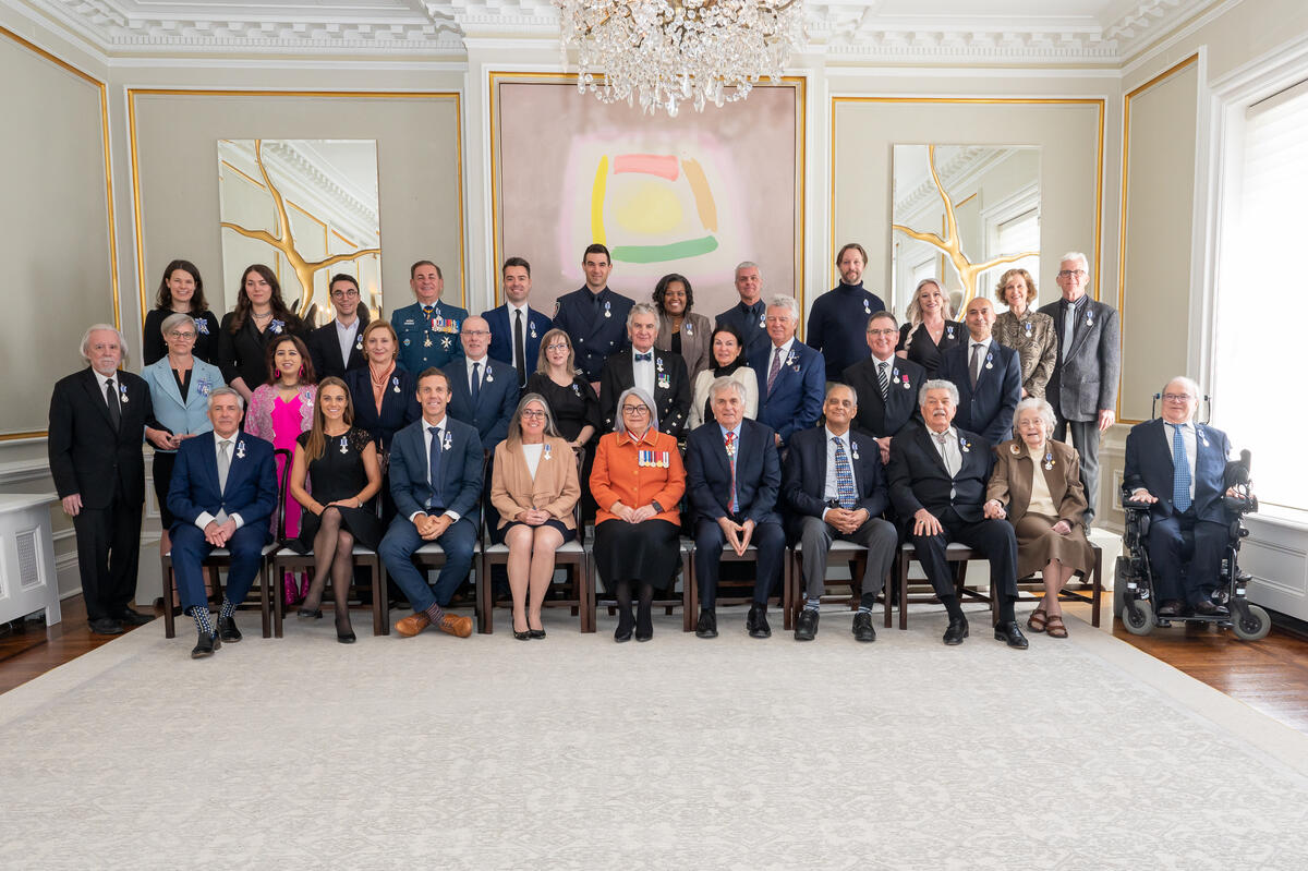 Governor General Mary Simon sits down with recipients