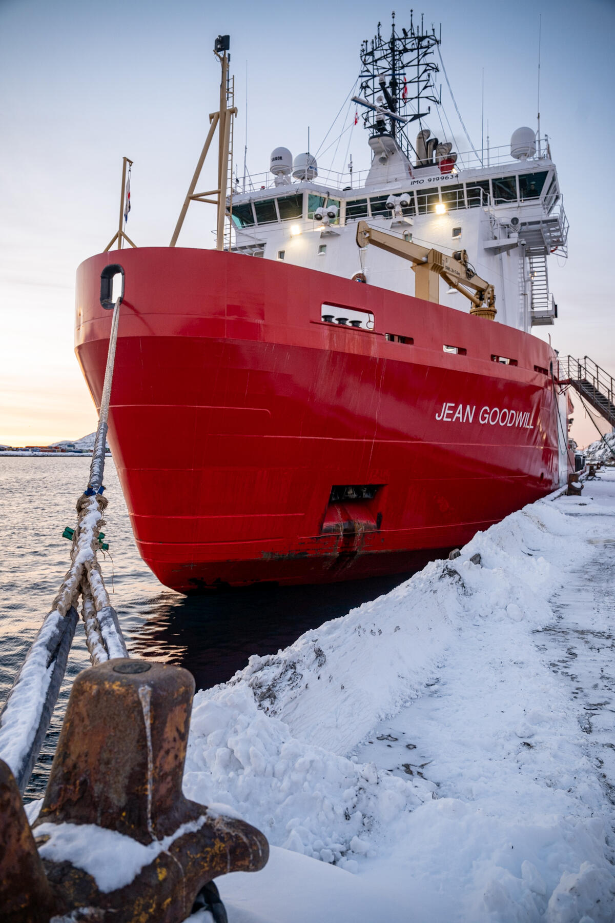 Le CCGS Jean Goodwill a accosté à Nuuk.