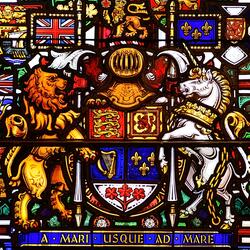 Emblème de vitrail.