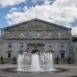 Exterior view of Rideau Hall.