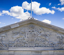 Cornice of Rideau Hall.