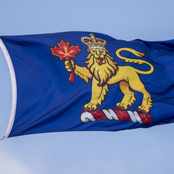Le drapeau du gouverneur général