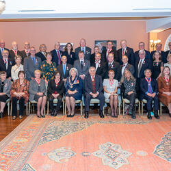 Group photo of Order of Canada appointees with Their Excellencies.
